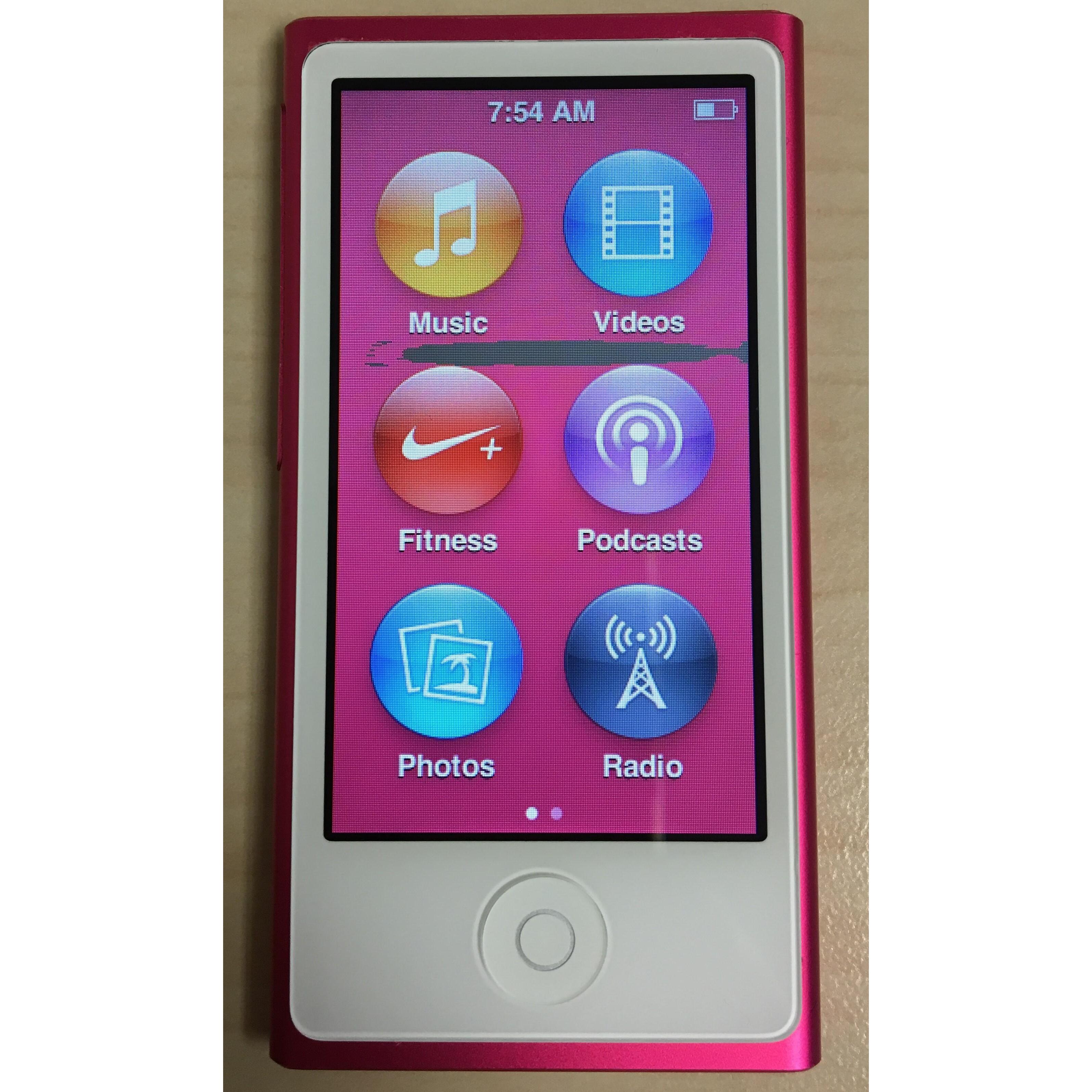 Feat kussen buiten gebruik iPod Nano V7 16GB Roze [met streep in display] (iPod) | €95 | Tweedehands