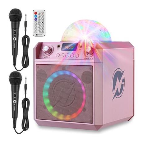 N-GEAR Block Party 602 XL Roze Karaoke Speaker