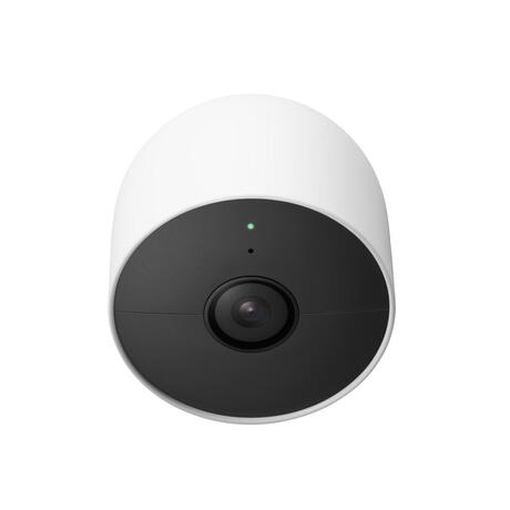 NIEUWE Nest Cam (outdoor of indoor, batterij) Google Videobewaking Camera - Wit